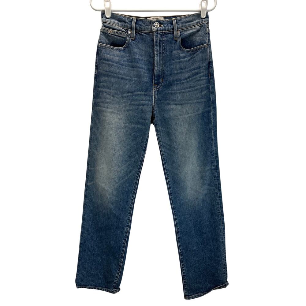 SLVRLAKE London Jeans High Rise Straight Leg Runyon Size 28